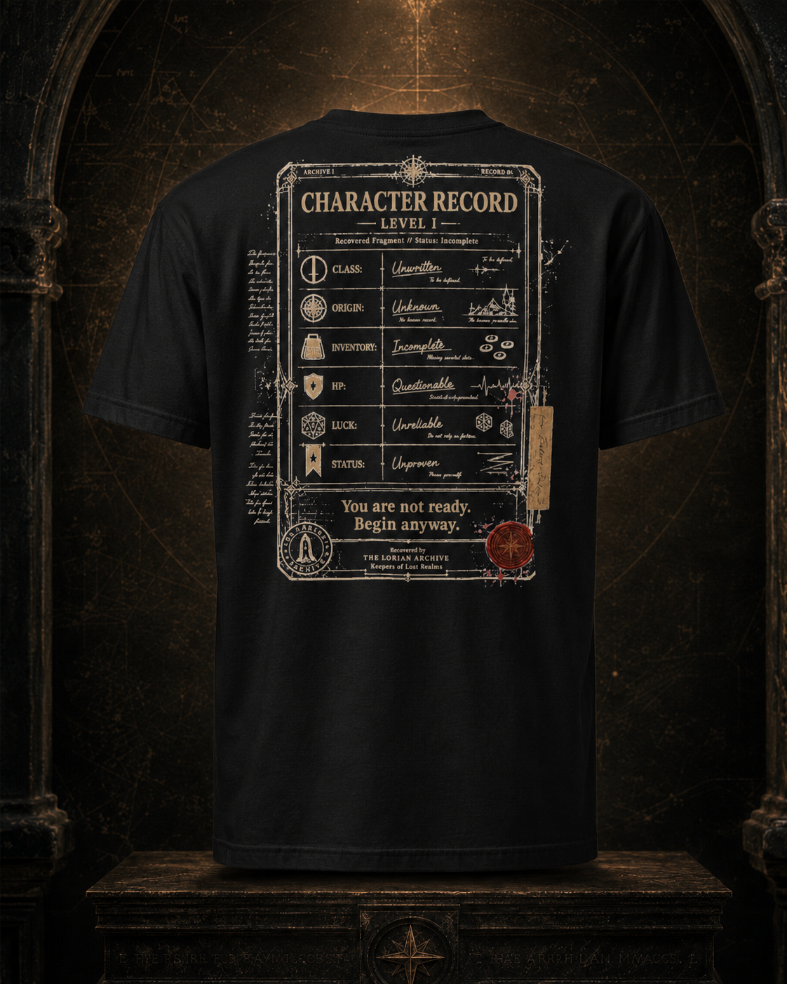 Character Record — Level I
